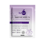 Illustration showing how to use Salicylic Acid 1% Sheet Mask
