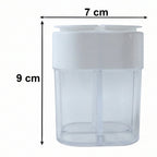 Plastic kitchen storage jar for spices and dry foods