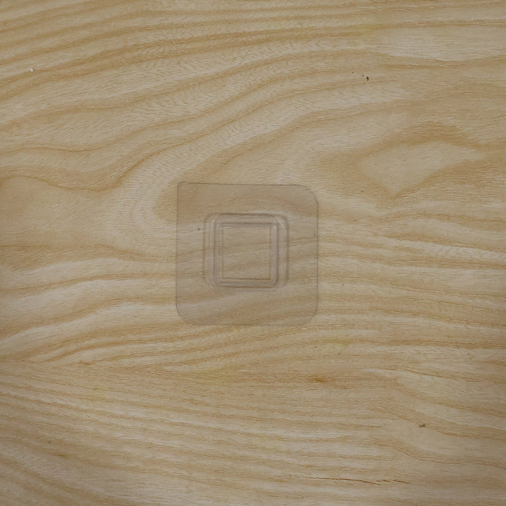 Durable transparent adhesive wall hook, perfect for daily household use.
