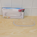 Reusable glass serving tray for chips, nuts and dry fruit