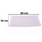 Elegant 11 inch glass platter with woven texture for home use