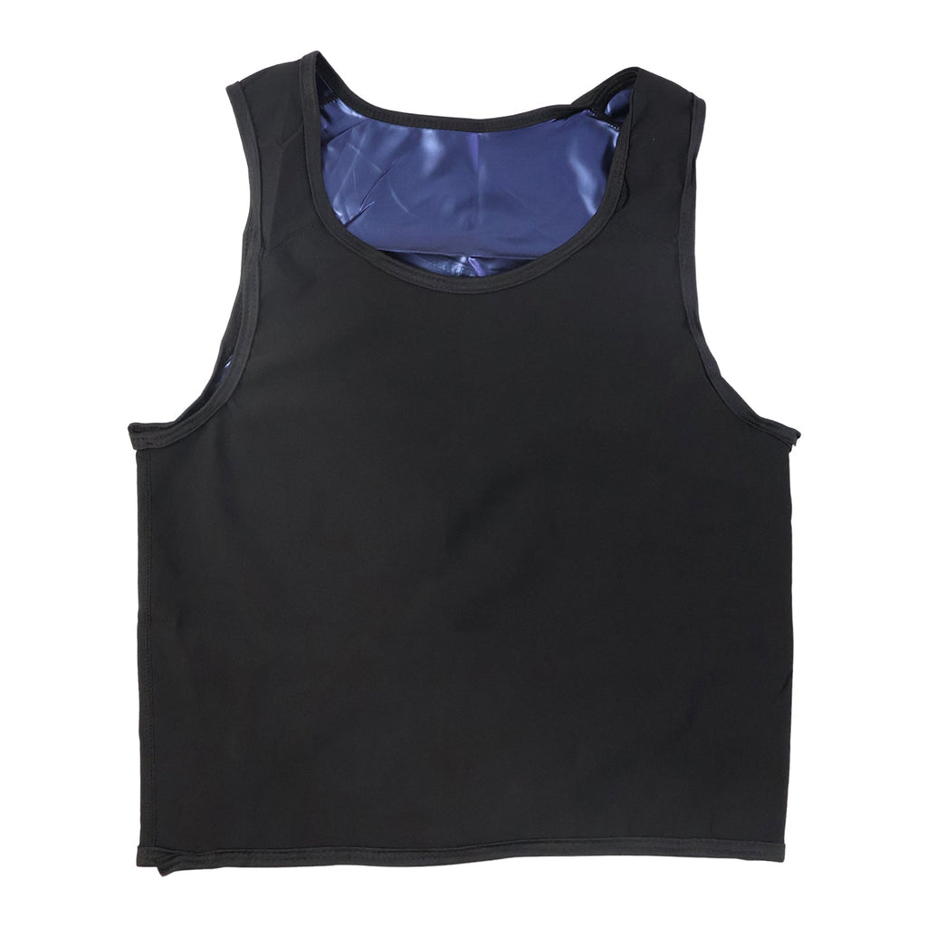 Close-up detail of sweat shaper vest fabric