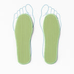 Shoe footbed inserts providing shock absorption for Size 36 shoes