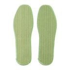 Breathable shoe insoles with ventilation perforations for daily wear