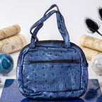 Mini zipper handbag white bg