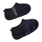 Design of black silicone waterproof rain shoe cover shoe covers