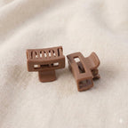 Mini hair grip clips set showcasing durable plastic material