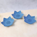 Floral design soap stand holding soap bar