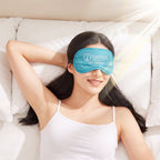 Padded eye cover for sleeping
