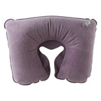 Travel pillow wearing view