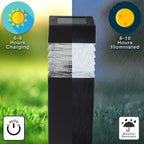 Waterproof solar garden light designed for outdoor pathways