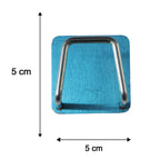 Size guide for stainless steel wall hook with adhesive