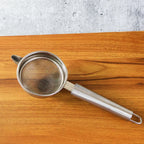 Multipurpose food tool medium stainless steel mesh strainer