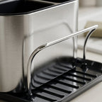 Freestanding stainless steel sink rack for kitchen tools