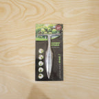 Close-up neutral image of stainless steel coconut breaker tool