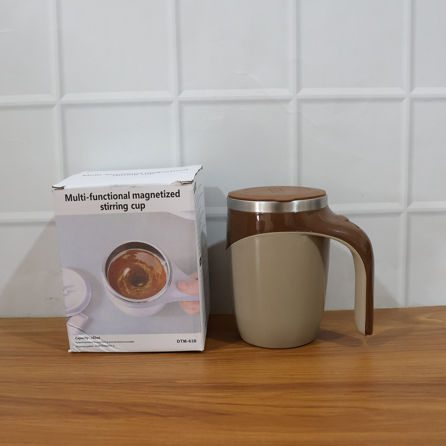 Self-Stirring Coffee Mug – Magnetic Auto-Mix Travel Mug | Mug Wala
