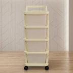 4 drawer utility cart on wheels for easy movement