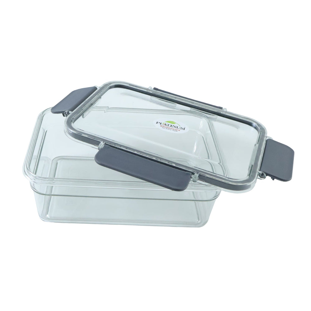 Plastic storage jars with airtight seals
