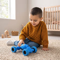 Telescopic pull back stunt car toy for kids, friction off road vehicle (1 pc)