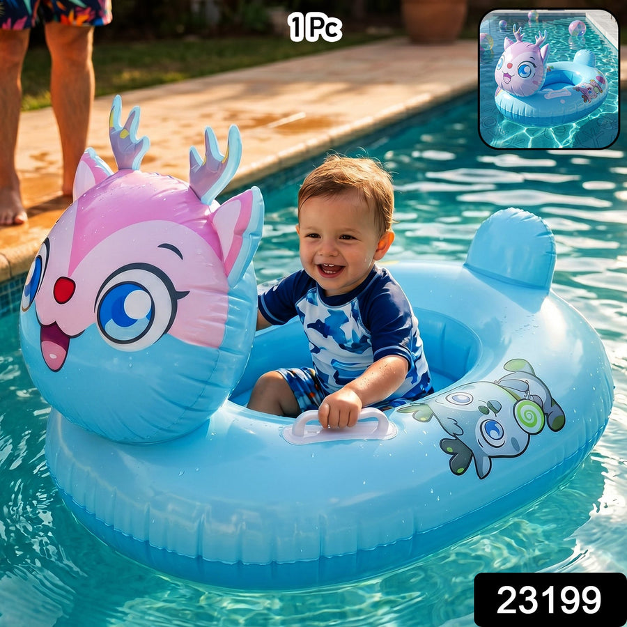 Kids Inflatable Cartoon Animal Swim Ring – Safe Water Support