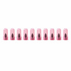 Pink tubeless tire repair nail with packaging for roadside repair kit