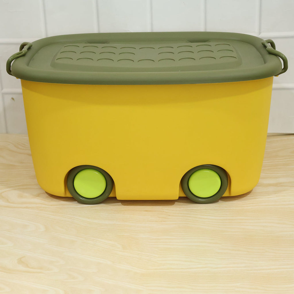 Durable 25 litre wheeled storage box for versatile storage