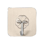 Durable self adhesive hanger hook for home organizing