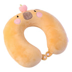 Adorable kids neck pillow with capybara design
