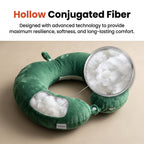 Soft head support travel pillow