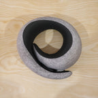 Lightweight plush travel neck pillow for flights and road trips