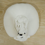 White bear neck pillow 1 pc