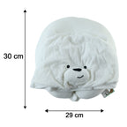 White bear pillow soft fabric