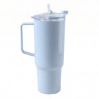 Leak-proof lid and reusable straw for travel tumbler.