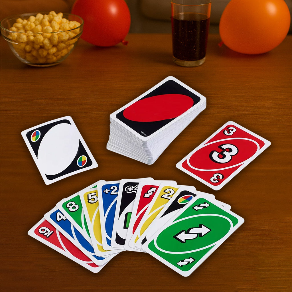 Stack of GNO playing cards ready for family game night