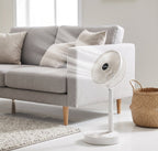 Portable folding fan for desk, home and office