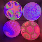 Kids playing with a Bouncy LED Ball, demonstrating its fun bounce and light-up action.
