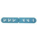 Foldable multi-hook rack used for organized home storage