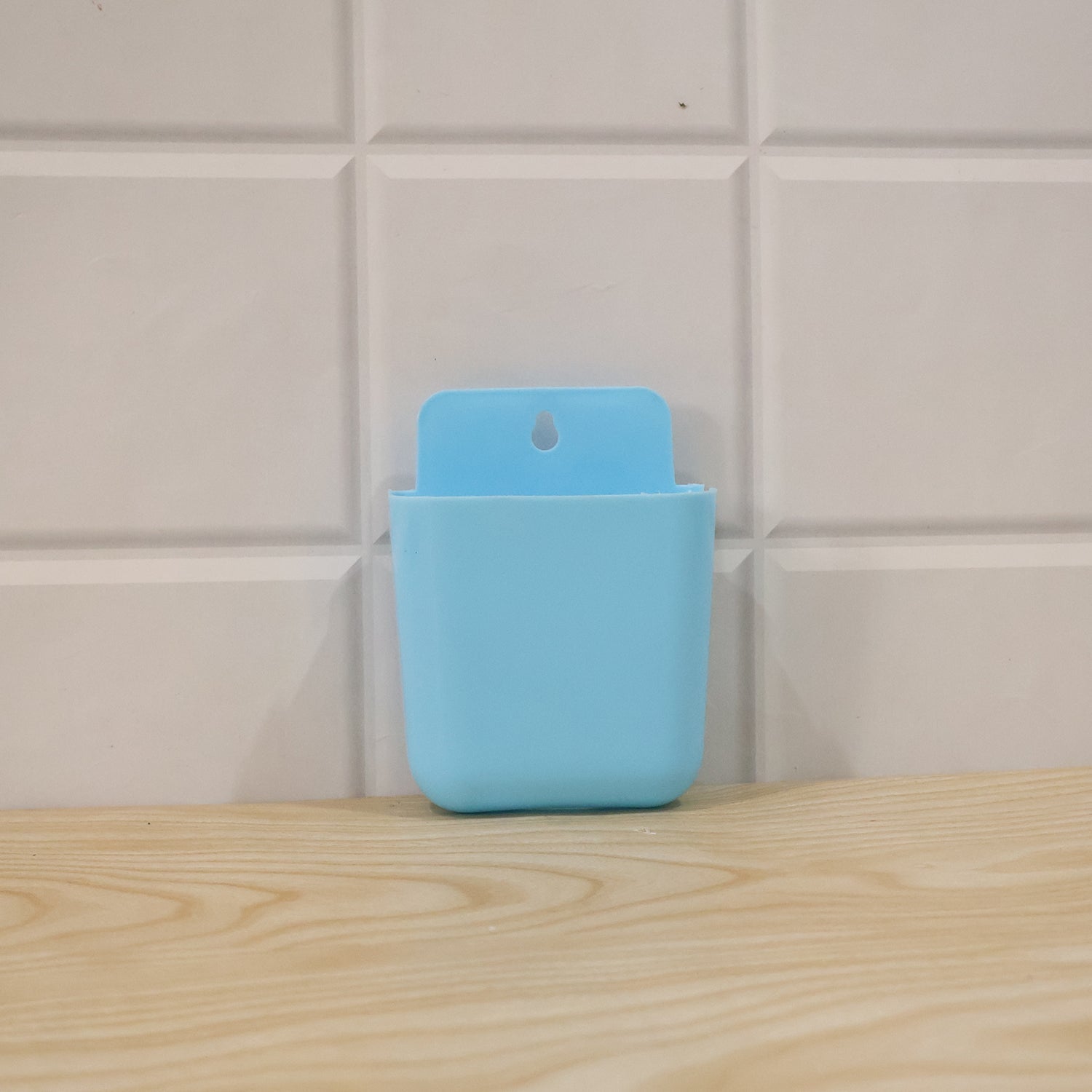 Wall Mounted Storage Pocket – Durable Plastic Organizer for Home