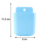 Wall Mounted Storage Pocket – Durable Plastic Organizer for Home