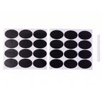 Removable oval jar labels with liquid chalk pen