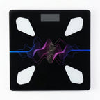Side profile of the slim and modern VelvaBloom body weight scale.