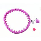 Waist trainer hula hoop with massage ball for toning