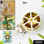 Twist tie roll used for organizing cables and wires neatly
