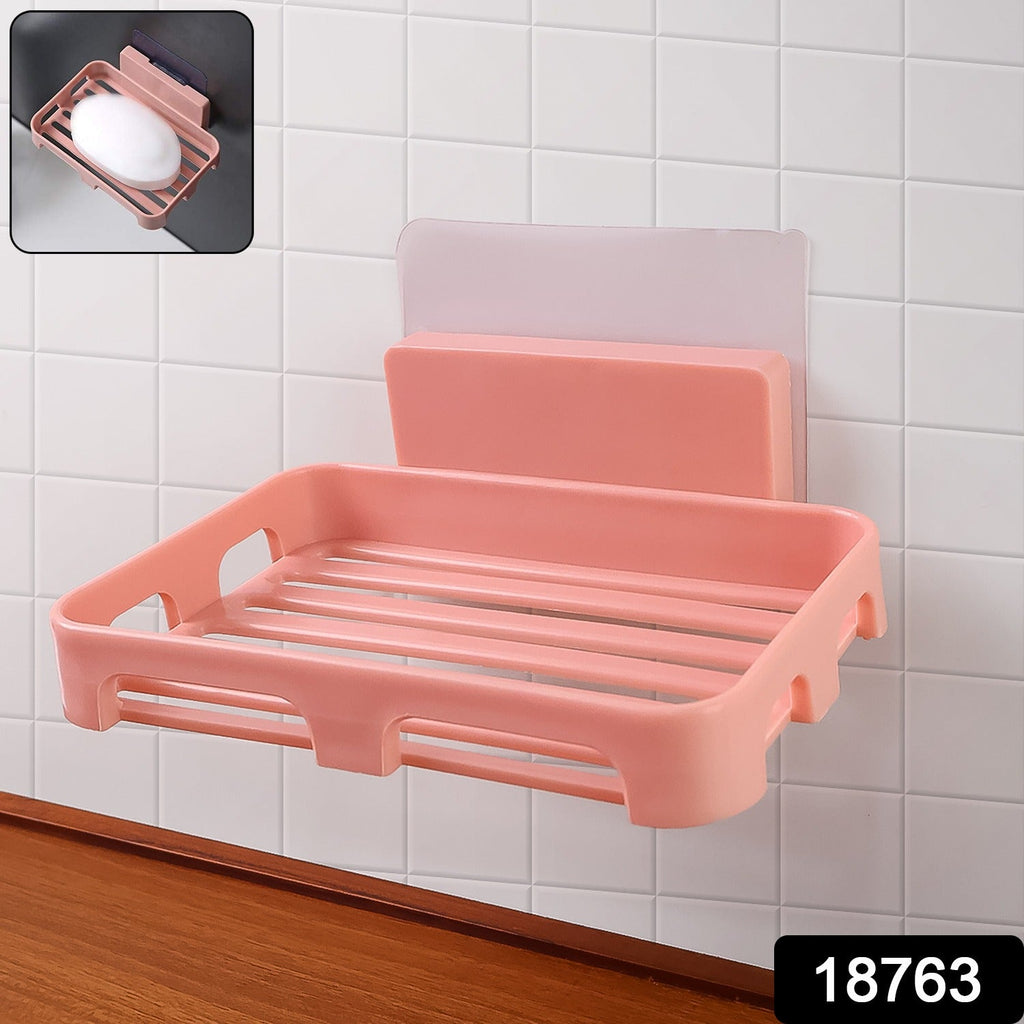 Rectangular self adhesive soap dish holder easy installation example