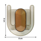 Wall slipper organizer holder with compact U-shaped slot for slippers