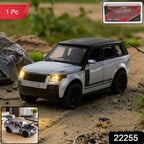 Light and Sound Metal Pull Back Car Toy, Die Cast SUV Model for Kids (1 Pc)