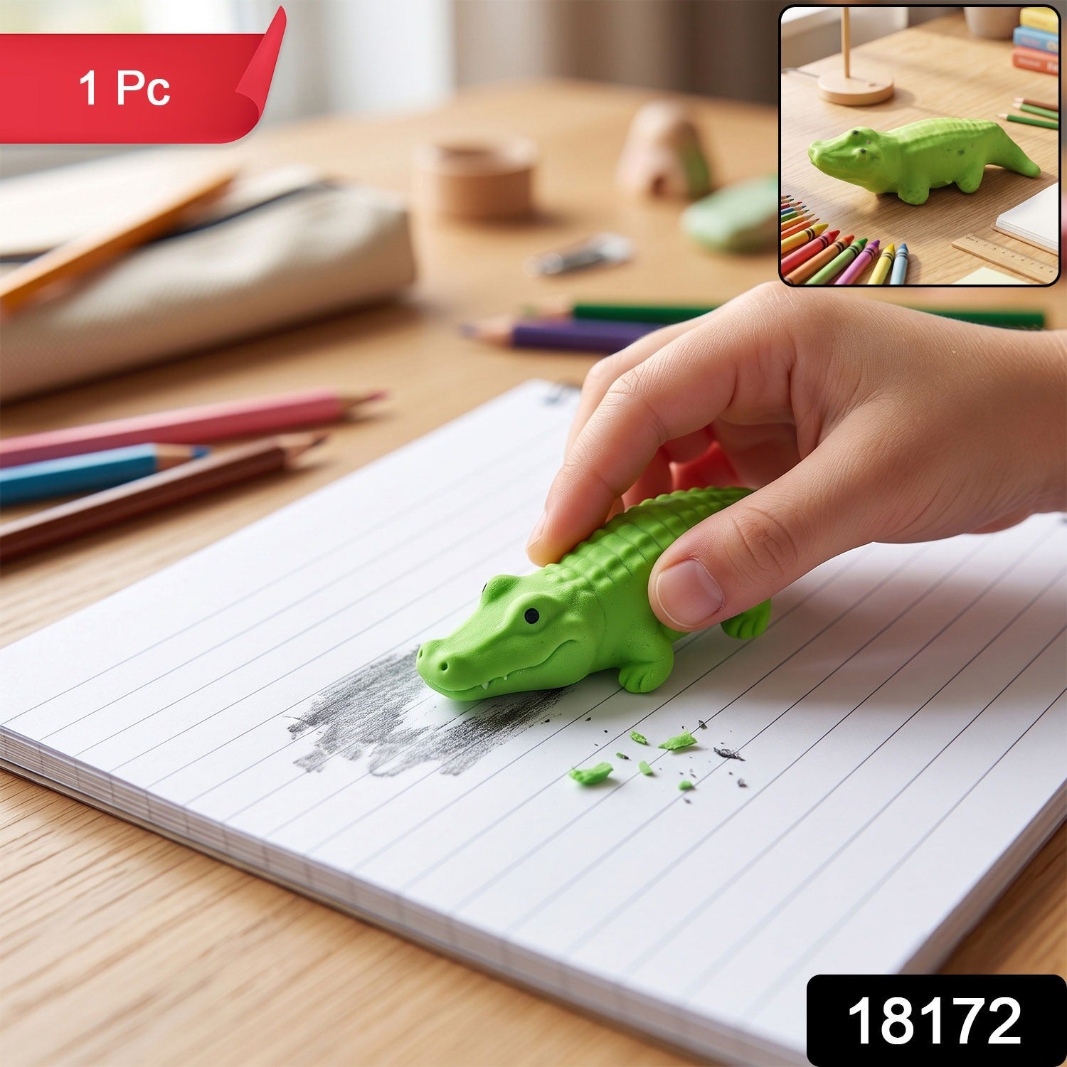 Animal Eraser for Kids – Cute & Educational Stationery | Writezo