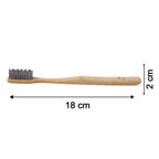 Soft Bamboo Toothbrush, Biodegradable Wooden Toothbrush with Soft Bristles (1 Pc)