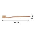 Soft Bamboo Toothbrush, Biodegradable Wooden Toothbrush with Natural Bristles (1 Pc)