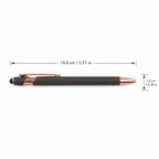 Size guide for stylish mix color ballpoint pens